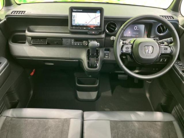 N-BOXカスタム ターボブラックスタイル 保証書/純正 8インチ ナビ/ホンダセンシング/両側電動スライドドア/シートヒーター 前席/車線逸脱防止支援システム/シート ハーフレザー/登録済未使用車/ヘッドランプ LED 衝突被害軽減システム(4枚目)