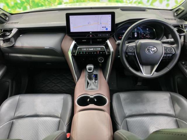 ハリアー Ｚレザーパッケージ　サンルーフ／ＪＢＬ／保証書／純正　ＳＤナビ／デジタルインナーミラー／衝突安全装置／シートヒーター／パノラミックビューモニター／車線逸脱防止支援システム／シート　フルレザー／電動バックドア　革シート（4枚目）