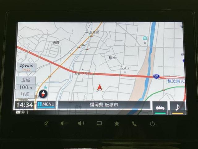 スペーシアカスタム ハイブリッドＸＳターボ　新品タイヤ／保証書／純正　９インチ　ＳＤナビ／セーフティサポート（スズキ）／両側電動スライドドア／シートヒーター　前席／全方位モニター用カメラ／車線逸脱防止支援システム／シート　ハーフレザー　ターボ（10枚目）