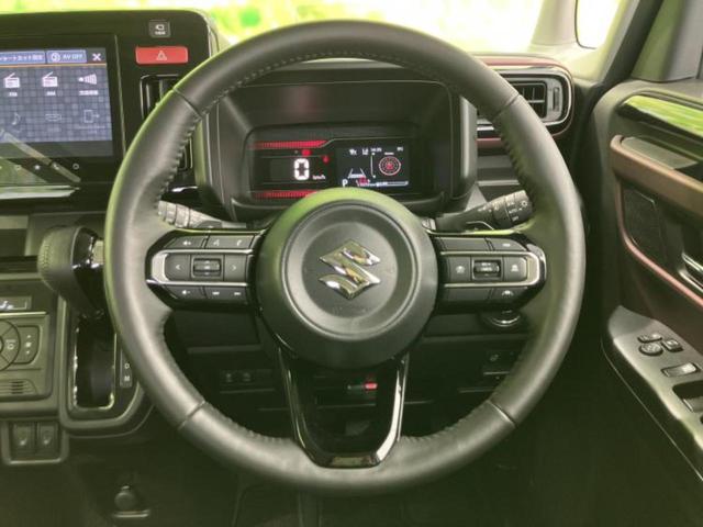スペーシアカスタム ハイブリッドＸＳターボ　新品タイヤ／保証書／純正　９インチ　ＳＤナビ／セーフティサポート（スズキ）／両側電動スライドドア／シートヒーター　前席／全方位モニター用カメラ／車線逸脱防止支援システム／シート　ハーフレザー　ターボ（16枚目）