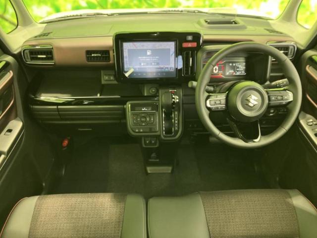 スペーシアカスタム ハイブリッドＸＳ　保証書／純正　９インチ　メモリーナビ／セーフティサポート（スズキ）／両側電動スライドドア／シートヒーター　前席／全方位モニター／車線逸脱防止支援システム／登録済未使用車／ヘッドランプ　ＬＥＤ（4枚目）