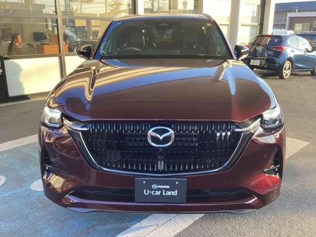 ＣＸ－８０ ３．３　ＸＤハイブリッド　エクスクルーシブ　スポーツ　ディー　ＸＤ　ＨＹＢＲＩＤ　Ｅｘｃｌｕｓｉｖｅ　Ｓｐｏｒｔｓ（６人）　レーダークルーズ　クリアランスソナー　パワーシート　３列シート　シートヒーター　オートマチックハイビーム　バックカメラ　４ＷＤ　革シート（17枚目）