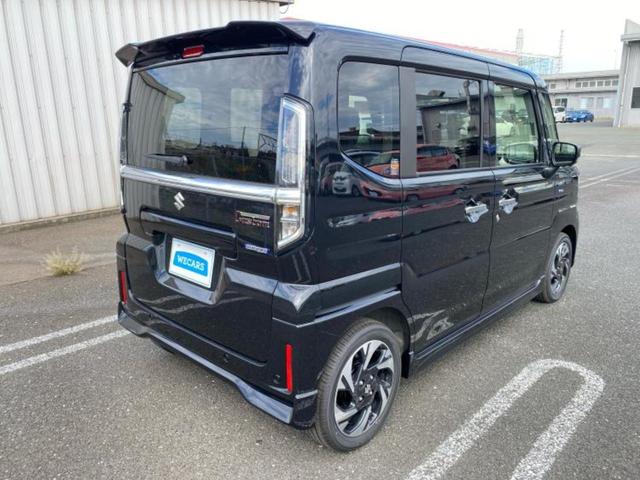 スペーシアカスタム ハイブリッドXS 保証書/両側電動スライドドア/シートヒーター 前席/車線逸脱防止支援システム/シート ハーフレザー/ヘッドランプ LED/EBD付ABS/横滑り防止装置/アイドリングストップ/クルーズコントロール(3枚目)