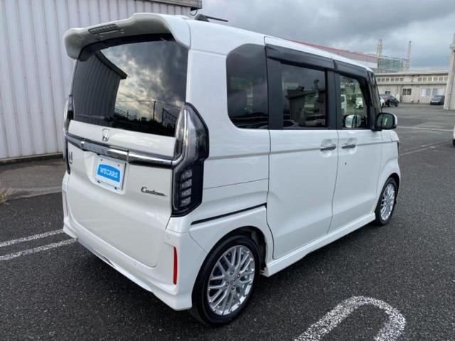 N-BOXカスタム L・ターボ 保証書/純正 8インチ メモリーナビ/ホンダセンシング/両側電動スライドドア/シートヒーター 前席/車線逸脱防止支援システム/シート ハーフレザー/ドライブレコーダー 前後/ヘッドランプ LED(3枚目)
