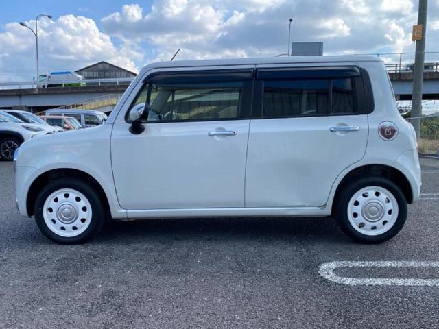 アルトラパンショコラ X 新品タイヤ/保証書/社外 SDナビ/シート 合皮/ヘッドランプ HID/Bluetooth接続/ETC/EBD付ABS/アイドリングストップ/地上波デジタルチューナー/DVD/禁煙車 DVD再生(2枚目)