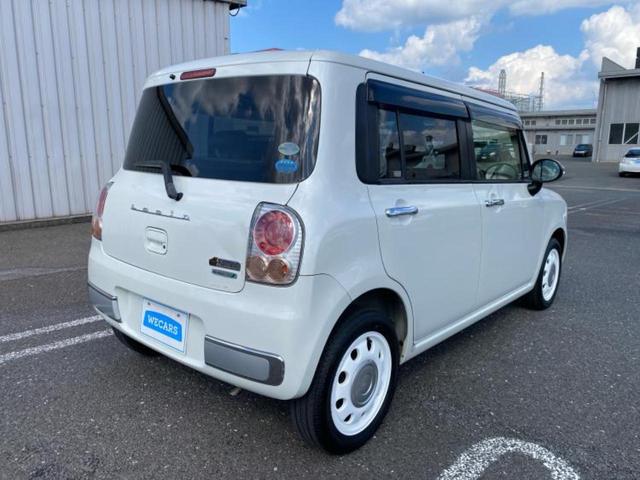 アルトラパンショコラ X 新品タイヤ/保証書/社外 SDナビ/シート 合皮/ヘッドランプ HID/Bluetooth接続/ETC/EBD付ABS/アイドリングストップ/地上波デジタルチューナー/DVD/禁煙車 DVD再生(3枚目)