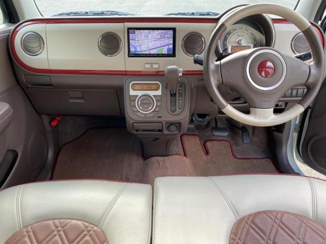 アルトラパンショコラ X 新品タイヤ/保証書/社外 SDナビ/シート 合皮/ヘッドランプ HID/Bluetooth接続/ETC/EBD付ABS/アイドリングストップ/地上波デジタルチューナー/DVD/禁煙車 DVD再生(44枚目)