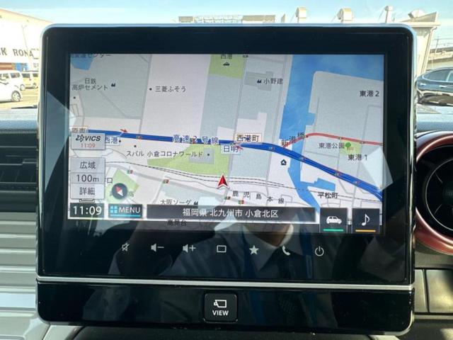 スペーシア ハイブリッドX 新品タイヤ/保証書/純正 9インチ メモリーナビ/デュアルカメラブレーキサポート(スズキ)/両側電動スライドドア/シートヒーター 運転席/全方位モニター/車線逸脱防止支援システム 全周囲カメラ 禁煙車(9枚目)