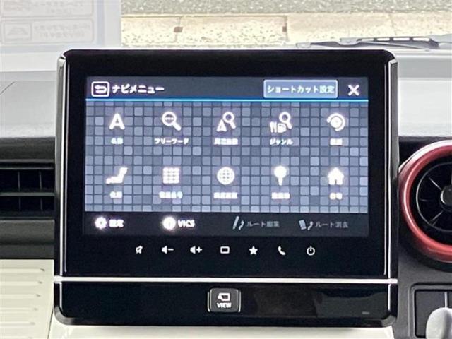 スペーシア ハイブリッドX 新品タイヤ/保証書/純正 9インチ メモリーナビ/デュアルカメラブレーキサポート(スズキ)/両側電動スライドドア/シートヒーター 運転席/全方位モニター/車線逸脱防止支援システム 全周囲カメラ 禁煙車(10枚目)