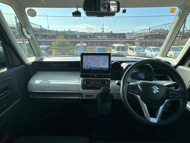 スペーシア ハイブリッドX 新品タイヤ/保証書/純正 9インチ メモリーナビ/デュアルカメラブレーキサポート(スズキ)/両側電動スライドドア/シートヒーター 運転席/全方位モニター/車線逸脱防止支援システム 全周囲カメラ 禁煙車(50枚目)