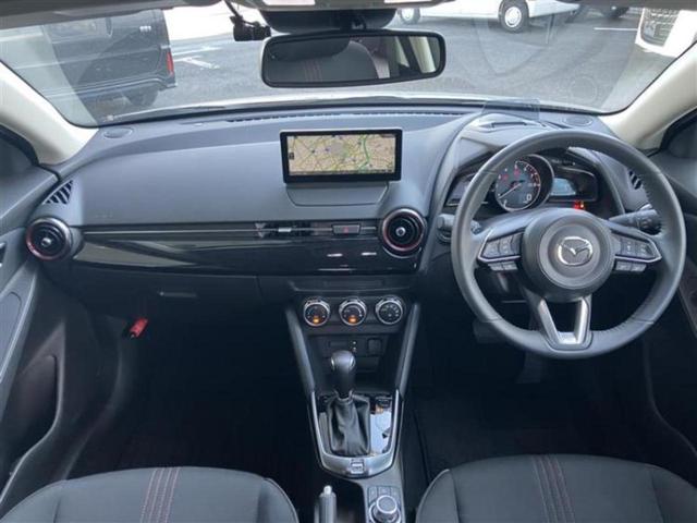 ＭＡＺＤＡ２ １５スポルト　保証書／純正　ＳＤナビ／アイアクティブセンス（マツダ）／全方位モニター／車線逸脱防止支援システム／ドライブレコーダー　前後／ヘッドランプ　ＬＥＤ／Ｂｌｕｅｔｏｏｔｈ接続／ＥＴＣ／ＥＢＤ付ＡＢＳ　禁煙車（4枚目）