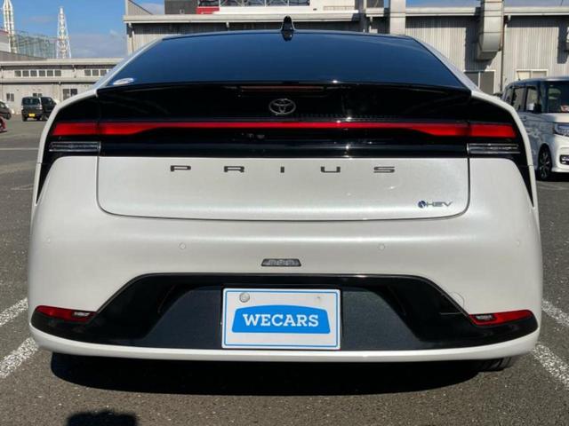 プリウス Z 新品タイヤ/パノラマルーフ/ディスプレイオーディオ12.3インチ/トヨタセーフティセンス/シートヒーター 前席/パノラミックビューモニター/車線逸脱防止支援システム/シート フルレザー 革シート(52枚目)