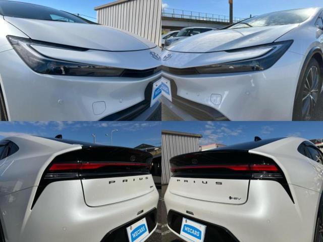 プリウス Z 新品タイヤ/パノラマルーフ/ディスプレイオーディオ12.3インチ/トヨタセーフティセンス/シートヒーター 前席/パノラミックビューモニター/車線逸脱防止支援システム/シート フルレザー 革シート(60枚目)