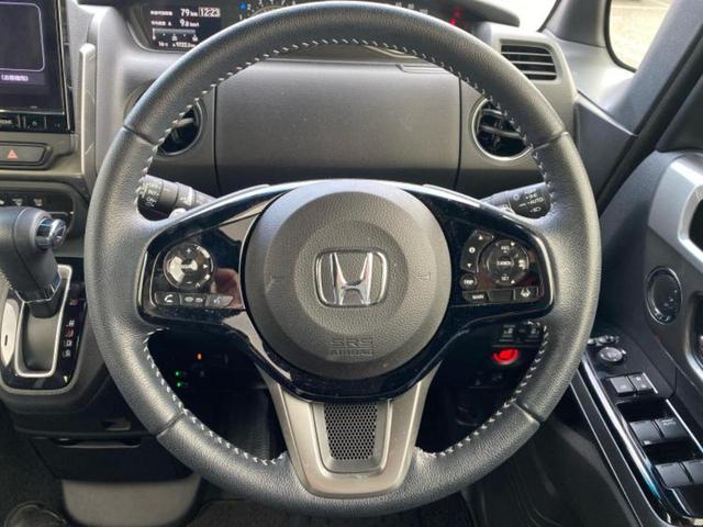 N-BOXカスタム L・ターボスタイルプラスブラック 保証書/純正 9インチ SDナビ/ホンダセンシング/両側電動スライドドア/シートヒーター 前席/車線逸脱防止支援システム/シート ハーフレザー/ヘッドランプ LED/Bluetooth接続/ETC(15枚目)