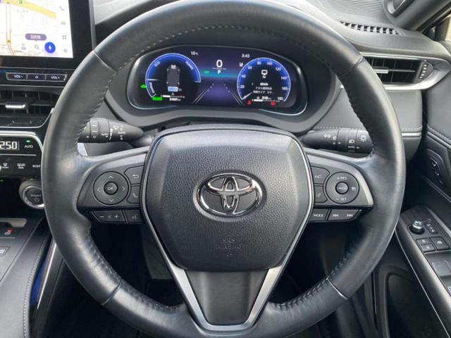 ハリアーハイブリッド Zレザーパッケージ 新品タイヤ/JBL/保証書/純正 SDナビ/デジタルインナーミラー/衝突安全装置/シートヒーター/パノラミックビューモニター/車線逸脱防止支援システム/シート 合皮/電動バックドア 全周囲カメラ(15枚目)