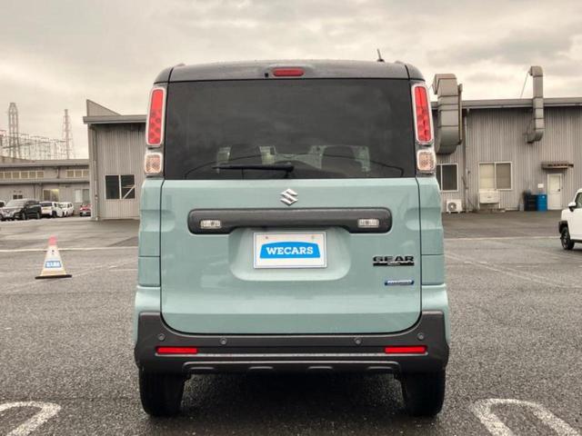 スペーシアギア ハイブリッドＸＺ　新品タイヤ／保証書／純正　８インチ　ＳＤナビ／セーフティサポート（スズキ）／両側電動スライドドア／シートヒーター　前席／全方位モニター／車線逸脱防止支援システム／ドライブレコーダー　前後　全周囲カメラ（45枚目）