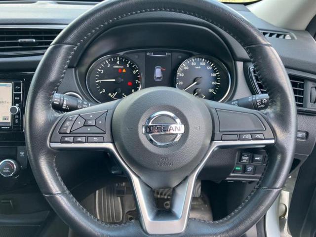 エクストレイル ２０Ｘ　新品タイヤ／保証書／純正　ＳＤナビ／インテリジェントルームミラー／アラウンドビューモニター／車線逸脱防止支援システム／シート　ハーフレザー／電動バックドア／ドライブレコーダー　純正　全周囲カメラ（12枚目）