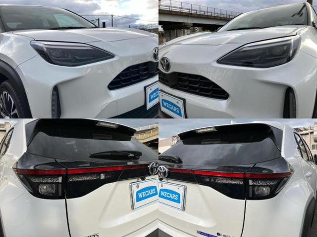 ヤリスクロス ハイブリッドＺ　保証書／ディスプレイオーディオ＋ナビ／衝突安全装置／シートヒーター／パノラミックビューモニター／車線逸脱防止支援システム／シート　ハーフレザー／ヘッドランプ　ＬＥＤ／ＵＳＢジャック　全周囲カメラ（52枚目）