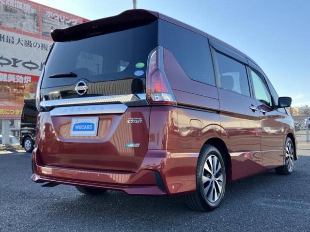 セレナ ハイウェイスターＶセレクション　保証書／純正　９インチ　ＳＤナビ／フリップダウンモニター／衝突安全装置／両側電動スライドドア／アラウンドビューモニター／車線逸脱防止支援システム／ドライブレコーダー　社外／ヘッドランプ　ＬＥＤ　禁煙車（3枚目）