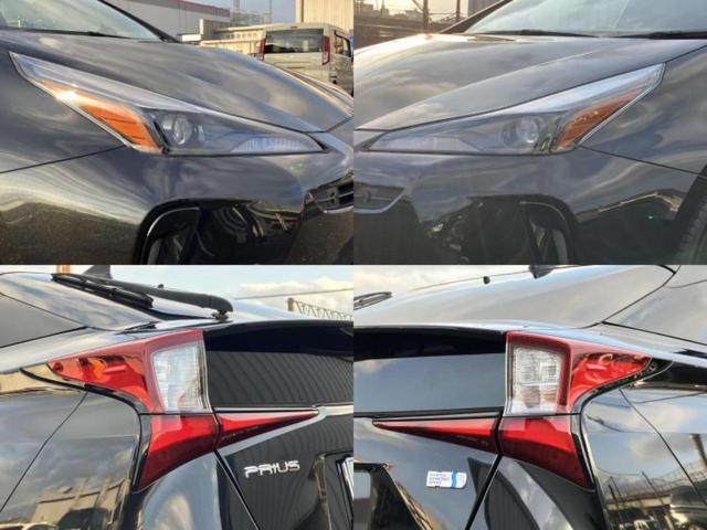 プリウス Ｓツーリングセレクションブラックエディション　ディスプレイオーディオ＋ナビ／衝突安全装置／シートヒーター　前席／車線逸脱防止支援システム／シート　合皮／ヘッドランプ　ＬＥＤ／Ｂｌｕｅｔｏｏｔｈ接続／ＥＴＣ／ＥＢＤ付ＡＢＳ　衝突被害軽減システム（54枚目）