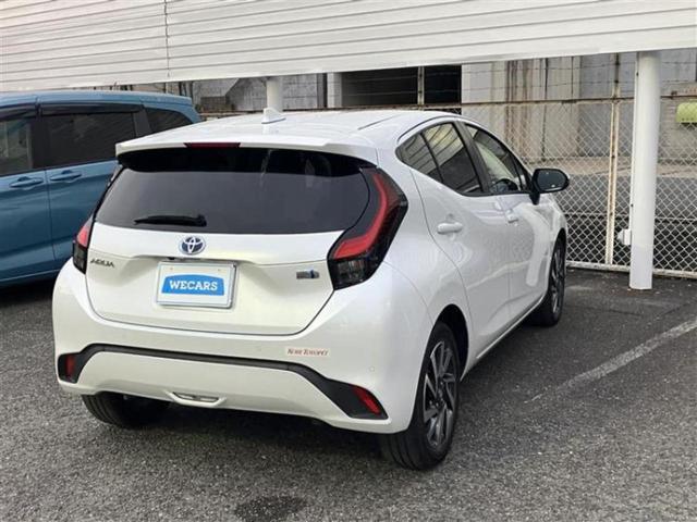 アクア Z 新品タイヤ/ディスプレイオーディオ/衝突安全装置/シートヒーター 前席/パノラミックビューモニター/車線逸脱防止支援システム/シート ハーフレザー/ドライブレコーダー 前後/ヘッドランプ LED(3枚目)