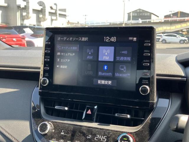 カローラツーリング ダブルバイビー　新品タイヤ／純正エアロ／保証書／ディスプレイオーディオ８インチ／トヨタセーフティセンス／車線逸脱防止支援システム／シート　ハーフレザー／ドライブレコーダー　純正／ヘッドランプ　ＬＥＤ　フルエアロ（9枚目）