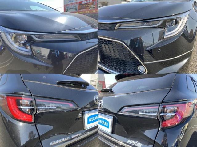 カローラツーリング ダブルバイビー　新品タイヤ／純正エアロ／保証書／ディスプレイオーディオ８インチ／トヨタセーフティセンス／車線逸脱防止支援システム／シート　ハーフレザー／ドライブレコーダー　純正／ヘッドランプ　ＬＥＤ　フルエアロ（52枚目）