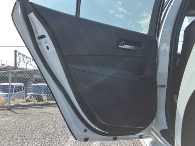 カローラツーリング ハイブリッドダブルバイビー　新品タイヤ／エアロ／保証書／ディスプレイオーディオ＋ナビ８インチ／トヨタセーフティセンス／シートヒーター　前席／車線逸脱防止支援システム／シート　ハーフレザー／ドライブレコーダー　前後　フルエアロ（23枚目）