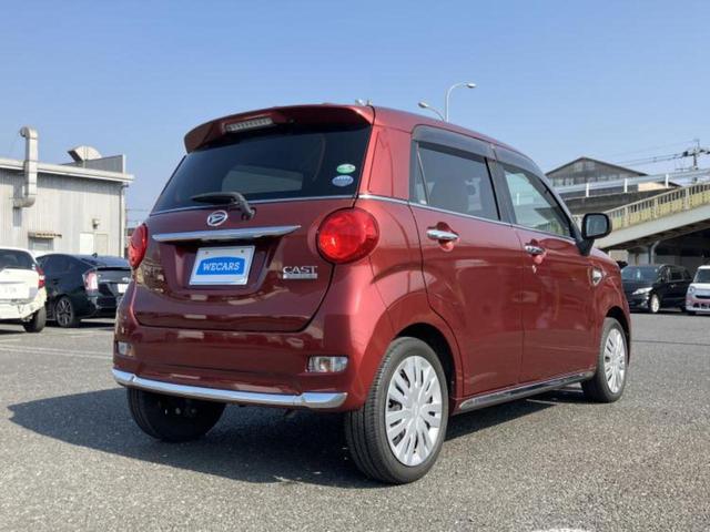 キャスト X 新品タイヤ/保証書/ETC/EBD付ABS/横滑り防止装置/アイドリングストップ/エアバッグ 運転席/エアバッグ 助手席/パワーウインドウ/エンジンスタートボタン/キーレスエントリー/オートエアコン(3枚目)