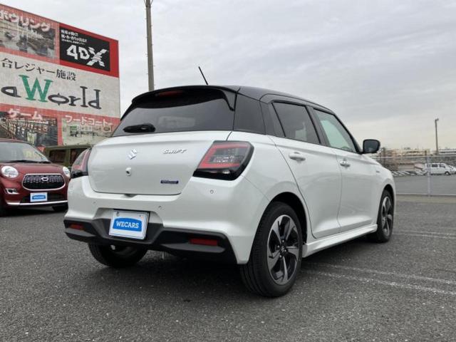 スイフト ハイブリッドＭＺ　保証書／純正　９インチ　ＳＤナビ／シートヒーター／車線逸脱防止支援システム／ヘッドランプ　ＬＥＤ／ＥＴＣ／ＥＢＤ付ＡＢＳ／横滑り防止装置／アイドリングストップ／クルーズコントロール　ＬＥＤヘッドランプ（3枚目）