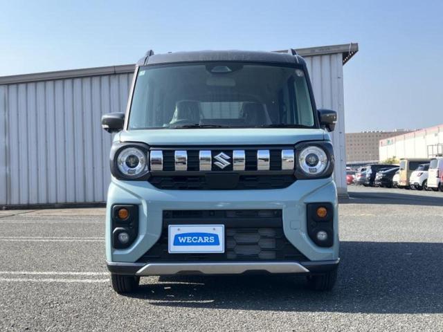 スペーシアギア ハイブリッドＸＺ　保証書／純正　９インチ　メモリーナビ／セーフティサポート（スズキ）／両側電動スライドドア／シートヒーター　前席／全方位モニター／車線逸脱防止支援システム／登録済未使用車／ヘッドランプ　ＬＥＤ（45枚目）