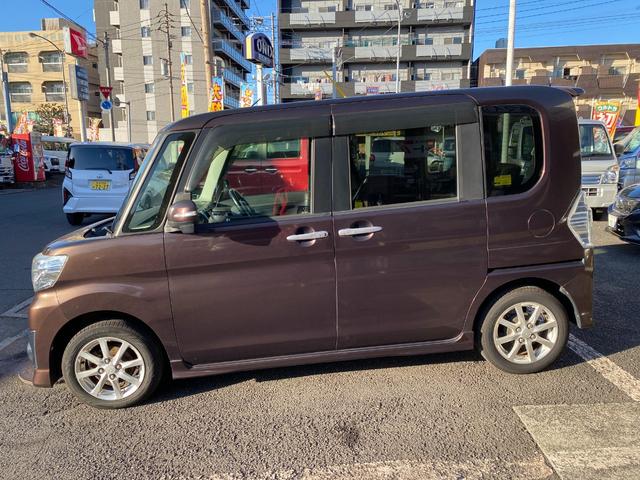 タント カスタムＸ　ＳＡ　盗難防止　運転席エアバッグ　衝突被害軽減　両側スライド片側電動ドア　スマ－トキ－　アルミ　ＡＡＣ　パワステ　横滑防止　サイドエアバック　キーレスエントリー　ＡＢＳ　アイドリング　ベンチ席　全席ＰＷ（2枚目）