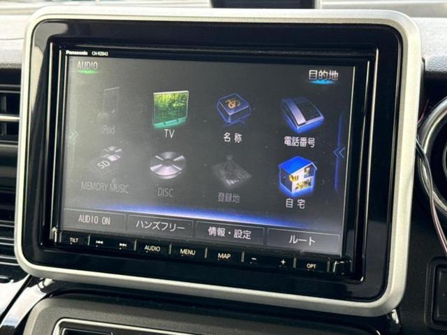 スペーシアカスタム ハイブリッドＸＳターボ　新品タイヤ／純正　８インチ　ＳＤナビ／衝突安全装置／両側電動スライドドア／シートヒーター　運転席／全方位モニター用カメラ／車線逸脱防止支援システム／シート　ハーフレザー／ドライブレコーダー　社外（9枚目）