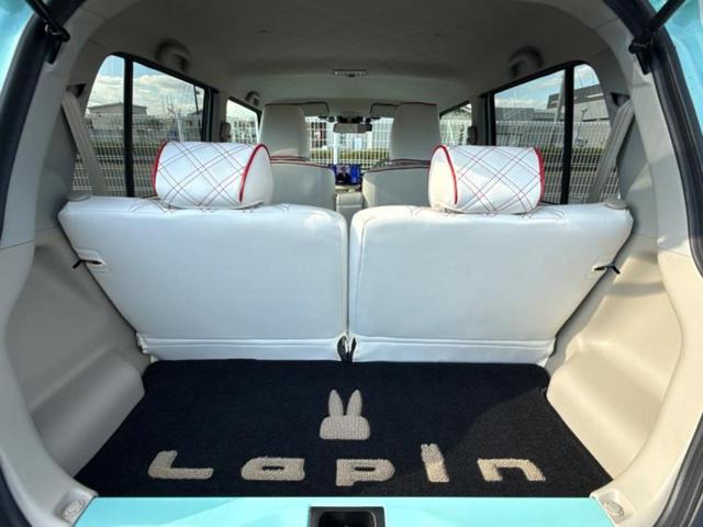 アルトラパン Ｘ　新品タイヤ／保証書／社外　１０インチ　ナビ／セーフティサポート（スズキ）／シートヒーター　前席／全方位モニター／車線逸脱防止支援システム／ドライブレコーダー　前後／ヘッドランプ　ＬＥＤ　全周囲カメラ（19枚目）