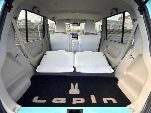 アルトラパン Ｘ　新品タイヤ／保証書／社外　１０インチ　ナビ／セーフティサポート（スズキ）／シートヒーター　前席／全方位モニター／車線逸脱防止支援システム／ドライブレコーダー　前後／ヘッドランプ　ＬＥＤ　全周囲カメラ（20枚目）