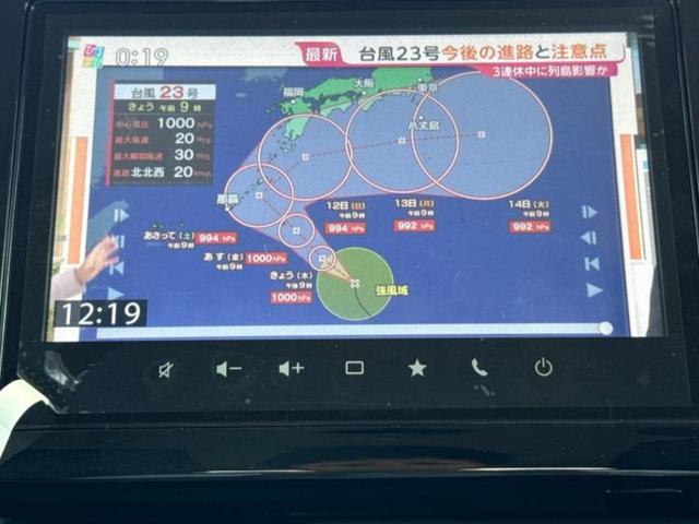 スペーシアギア ハイブリッドＸＺ　保証書／純正　９インチ　メモリーナビ／デュアルカメラブレーキサポート（スズキ）／両側電動スライドドア／シートヒーター　前席／全方位モニター／車線逸脱防止支援システム／届出済未使用車　全周囲カメラ（12枚目）