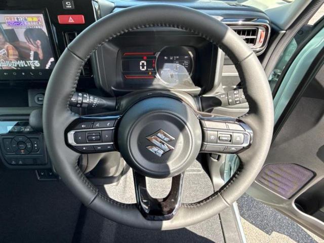 スペーシアギア ハイブリッドＸＺ　保証書／純正　９インチ　メモリーナビ／デュアルカメラブレーキサポート（スズキ）／両側電動スライドドア／シートヒーター　前席／全方位モニター／車線逸脱防止支援システム／届出済未使用車　全周囲カメラ（15枚目）