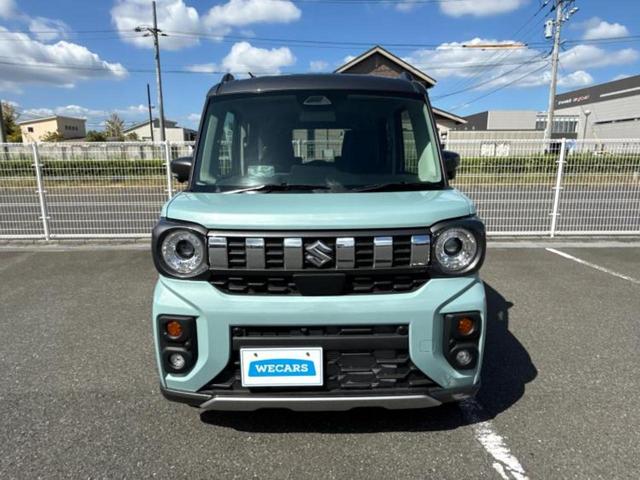 スペーシアギア ハイブリッドＸＺ　保証書／純正　９インチ　メモリーナビ／デュアルカメラブレーキサポート（スズキ）／両側電動スライドドア／シートヒーター　前席／全方位モニター／車線逸脱防止支援システム／届出済未使用車　全周囲カメラ（47枚目）