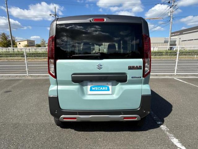 スペーシアギア ハイブリッドＸＺ　保証書／純正　９インチ　メモリーナビ／デュアルカメラブレーキサポート（スズキ）／両側電動スライドドア／シートヒーター　前席／全方位モニター／車線逸脱防止支援システム／届出済未使用車　全周囲カメラ（48枚目）
