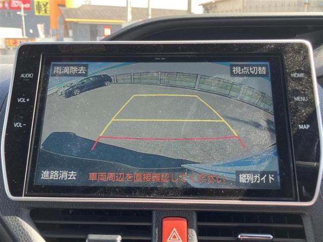 ヴォクシー ハイブリッドＶ　新品タイヤ／保証書／純正　１０インチ　ＳＤナビ／フリップダウンモニター　純正　１２．８インチ／衝突安全装置／両側電動スライドドア／シートヒーター／車線逸脱防止支援システム　衝突被害軽減システム　ＥＴＣ（10枚目）