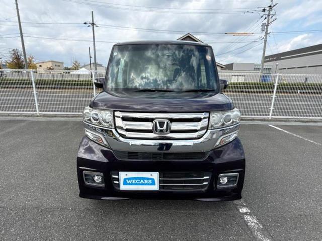 N-BOXカスタム SSパッケージ 新品タイヤ/保証書/純正 SDナビ/両側電動スライドドア/シートヒーター 前席/ドライブレコーダー 社外/ヘッドランプ HID/ETC/EBD付ABS/横滑り防止装置/アイドリングストップ ドラレコ(44枚目)