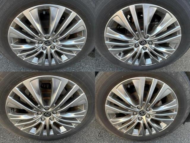 ハリアーハイブリッド Ｚレザーパッケージ　新品タイヤ／ＪＢＬ／保証書／純正　ＳＤナビ／デジタルインナーミラー／衝突安全装置／シートヒーター／パノラミックビューモニター／車線逸脱防止支援システム／シート　フルレザー／電動バックドア　革シート（52枚目）