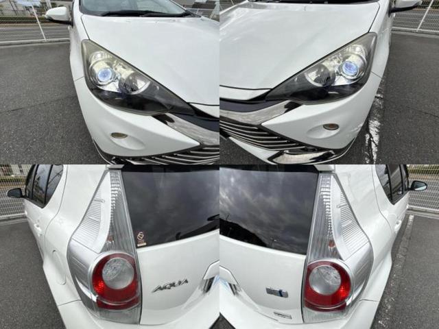 アクア Ｇ　Ｇｓ　純正　ＳＤナビ／シート　ハーフレザー／ドライブレコーダー　社外／ヘッドランプ　ＨＩＤ／Ｂｌｕｅｔｏｏｔｈ接続／ＥＴＣ／ＥＢＤ付ＡＢＳ／横滑り防止装置／アイドリングストップ／バックモニター　バックカメラ（55枚目）