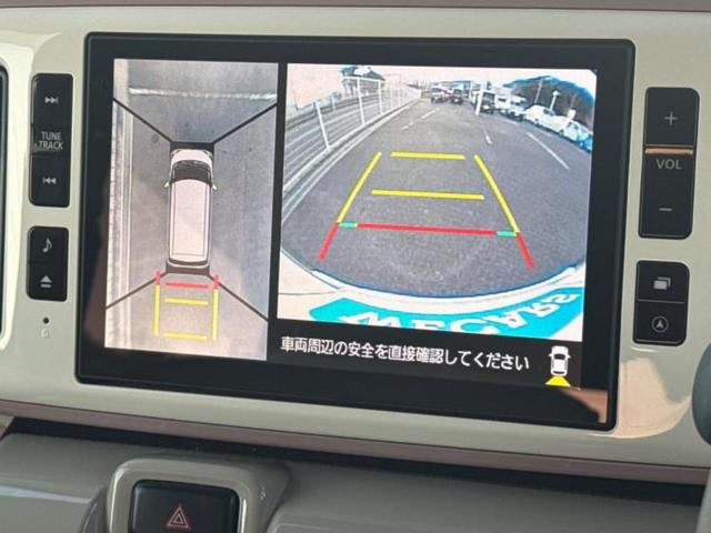 ムーヴキャンバス GメイクアップSA3 保証書/純正 8インチ SDナビ/衝突安全装置/両側電動スライドドア/パノラマモニター/ヘッドランプ LED/Bluetooth接続/ETC/EBD付ABS/横滑り防止装置/アイドリングストップ(13枚目)