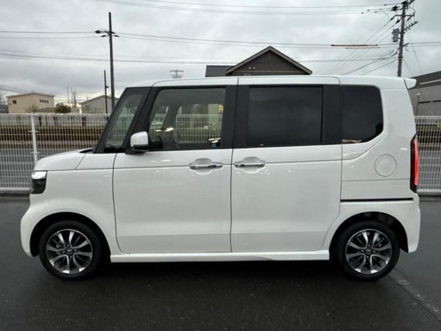 N-BOXカスタム ヒョウジュン 保証書/衝突安全装置/電動スライドドア/シートヒーター 前席/車線逸脱防止支援システム/ヘッドランプ LED/横滑り防止装置/ホンダセンシング/禁煙車/エアバッグ 運転席/エアバッグ 助手席(2枚目)