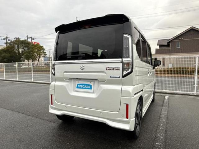 スペーシアカスタム ハイブリッドXSターボ 保証書/純正 9インチ メモリーナビ/セーフティサポート(スズキ)/両側電動スライドドア/シートヒーター 前席/全方位モニター/車線逸脱防止支援システム/ヘッドランプ LED ターボ 全周囲カメラ(3枚目)