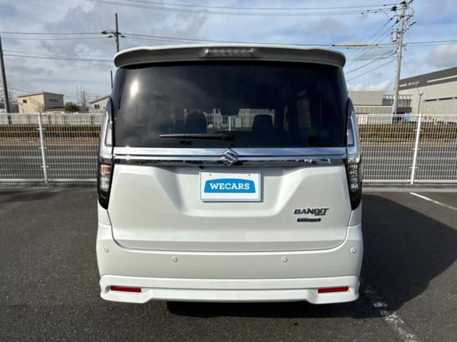 ソリオバンディット バンディットハイブリッドＭＶ　新品タイヤ／保証書／純正　９インチ　メモリーナビ／セーフティサポート（スズキ）／両側電動スライドドア／シートヒーター／全方位モニター／車線逸脱防止支援システム／ドライブレコーダー　純正　全周囲カメラ（45枚目）