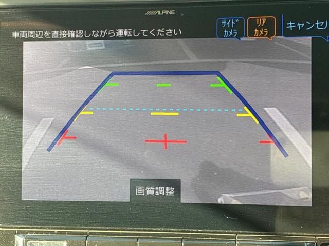 ヴェルファイア ＺＧ　サンルーフ／純正エアロ／保証書／社外　１１インチ　ＳＤナビ／フリップダウンモニター　社外　１２．８インチ／衝突安全装置／両側電動スライドドア／シートヒーター　前席／車線逸脱防止支援システム　革シート（11枚目）