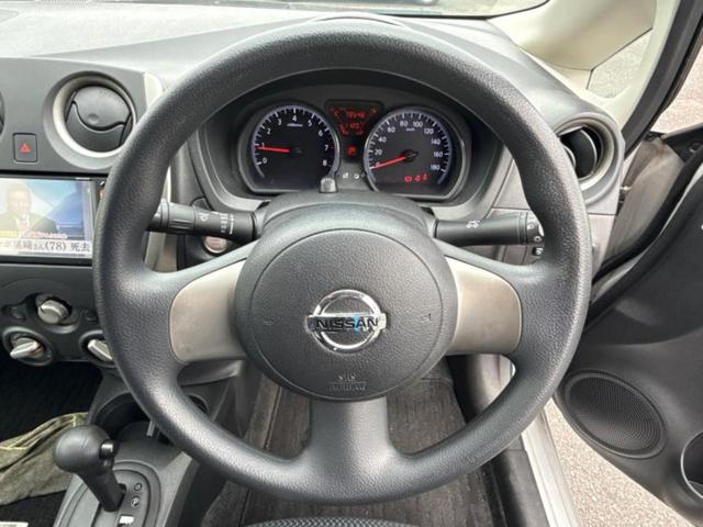 ノート Ｘ　新品タイヤ／純正　ＳＤナビ／ＥＴＣ／ＥＢＤ付ＡＢＳ／アイドリングストップ／フルセグＴＶ／エアバッグ　運転席／エアバッグ　助手席／パワーウインドウ／エンジンスタートボタン／キーレスエントリー（15枚目）