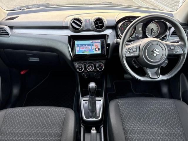 スイフト ハイブリッドＭＧ　社外　ナビ／セーフティサポート（スズキ）／シートヒーター　運転席／車線逸脱防止支援システム／ドライブレコーダー　前後／Ｂｌｕｅｔｏｏｔｈ接続／ＥＴＣ／ＥＢＤ付ＡＢＳ／横滑り防止装置　バックカメラ（4枚目）